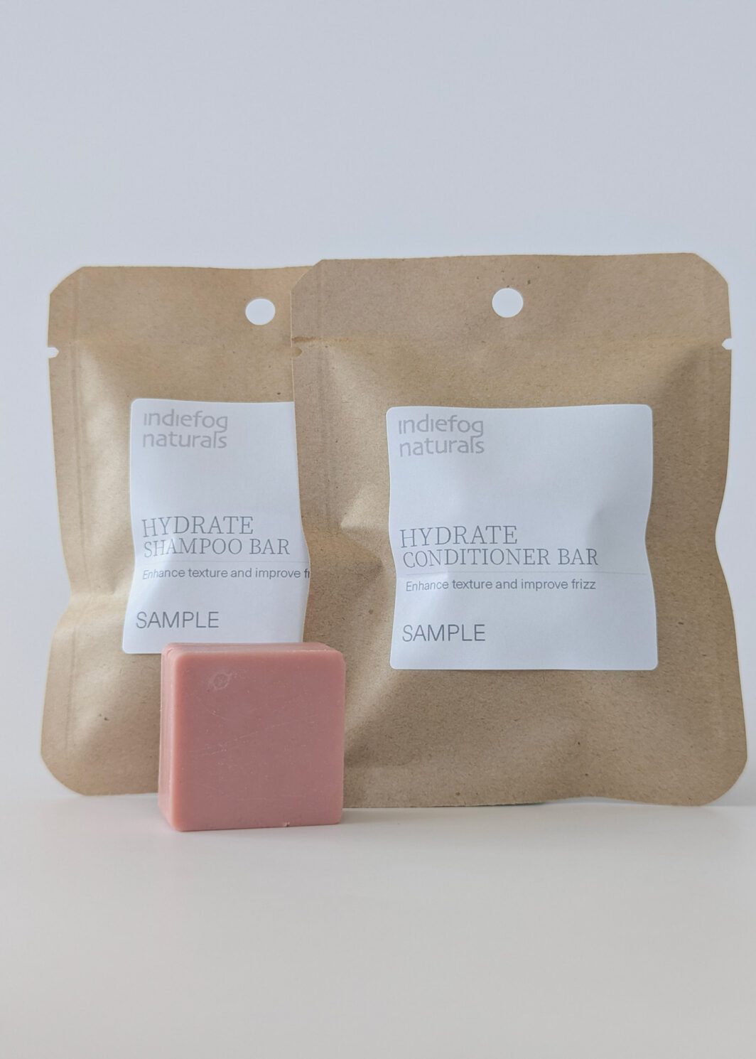 Indiefog Naturals Shampoo and Conditioner Samples